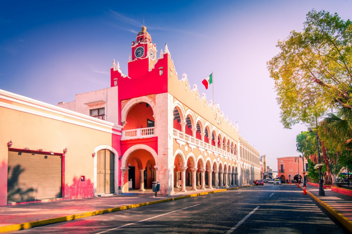 View of a building in Merida