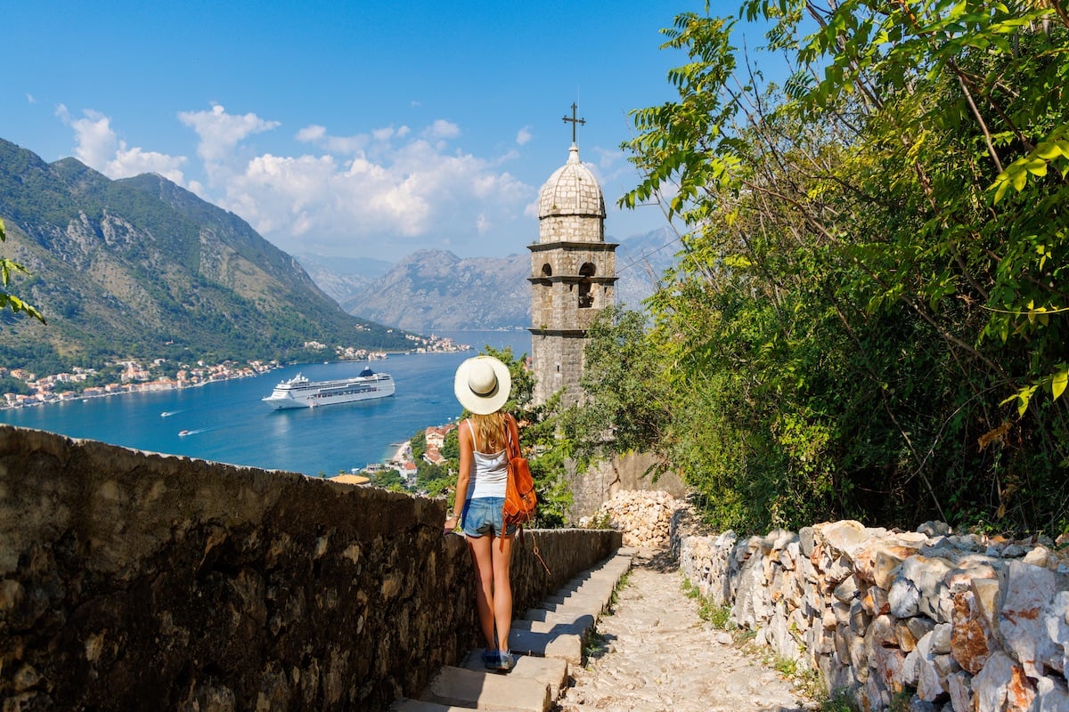 Woman Montenegro Bay