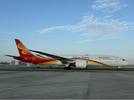 Hainan Airlines’ maiden Haikou-Seattle flight successful